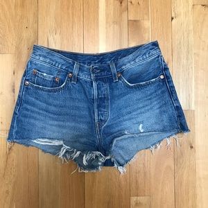 Levi denim shorts